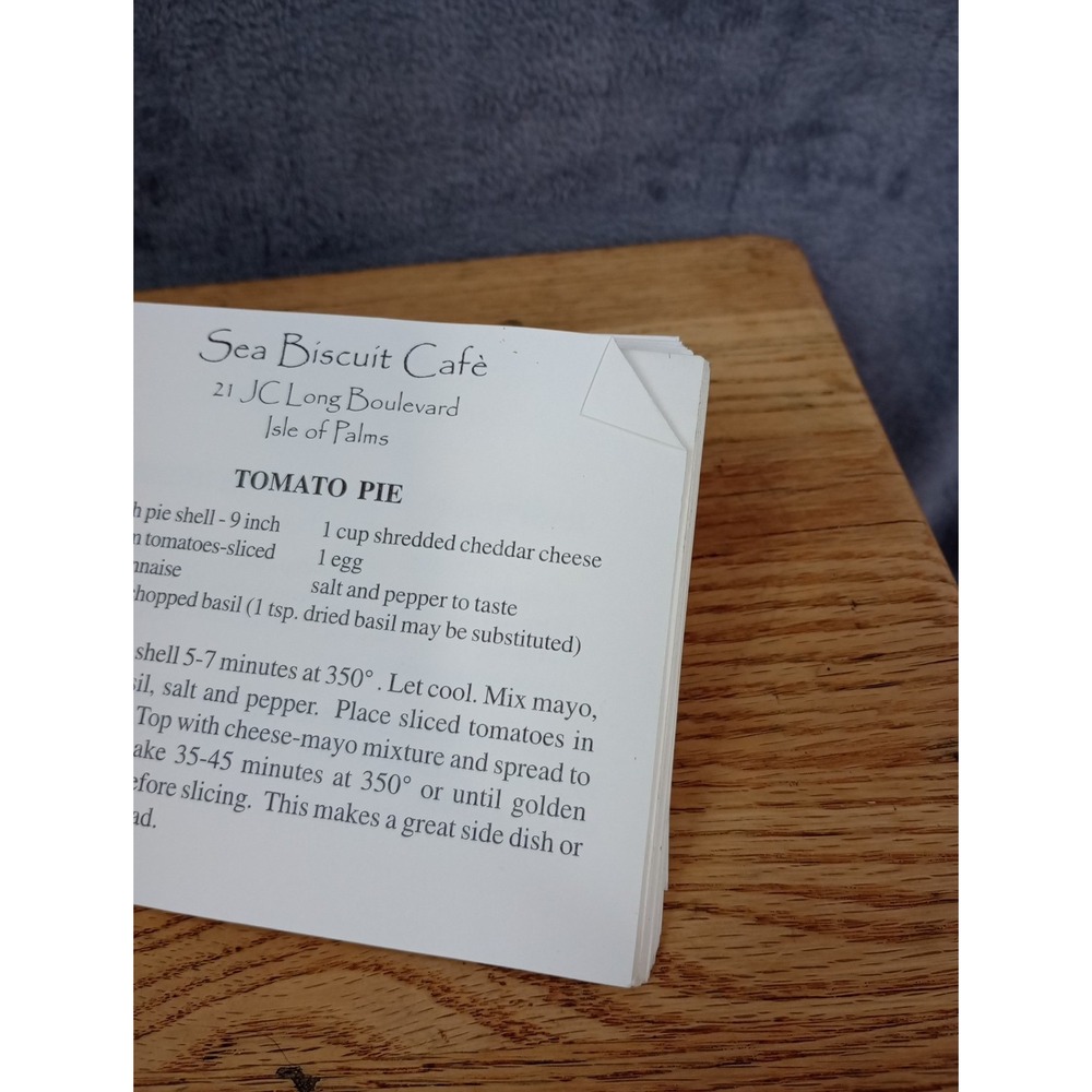 "A Taste of‎ the South Carolina Coast Restaurant Recipes" Cookbook 2003 P. Myers - Picture 3 of 8